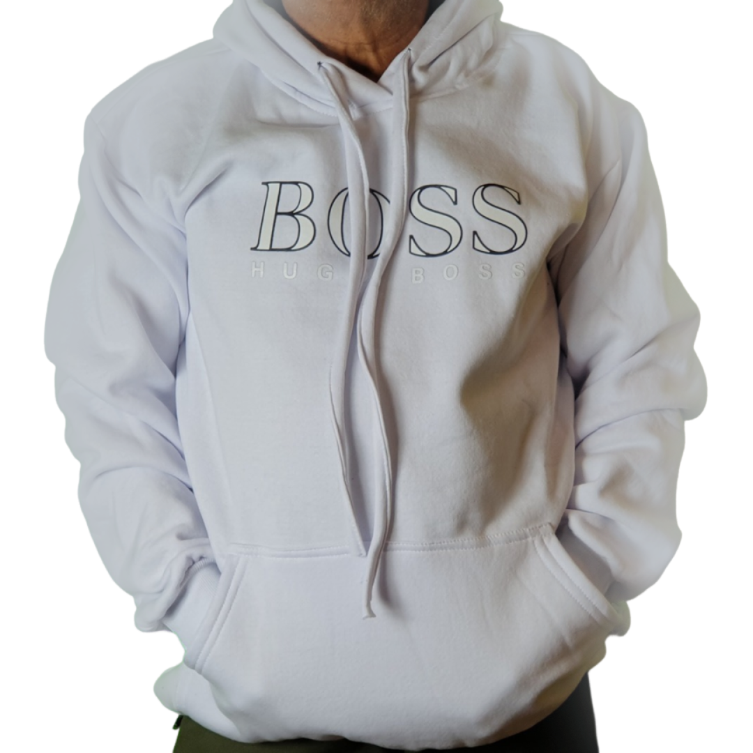 Blusão Moletom Hugo Boss Branco