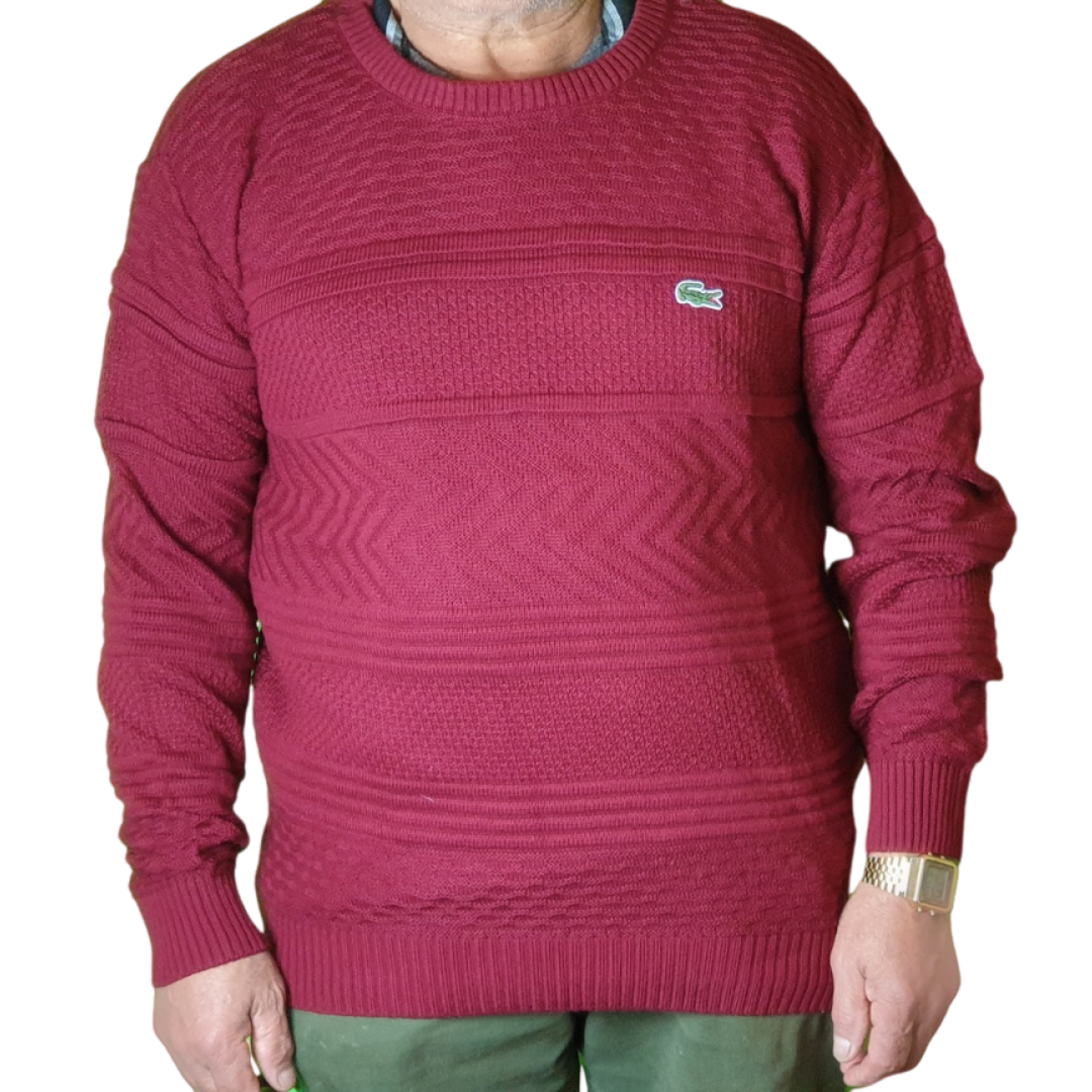 Suéter Lacoste Bordô