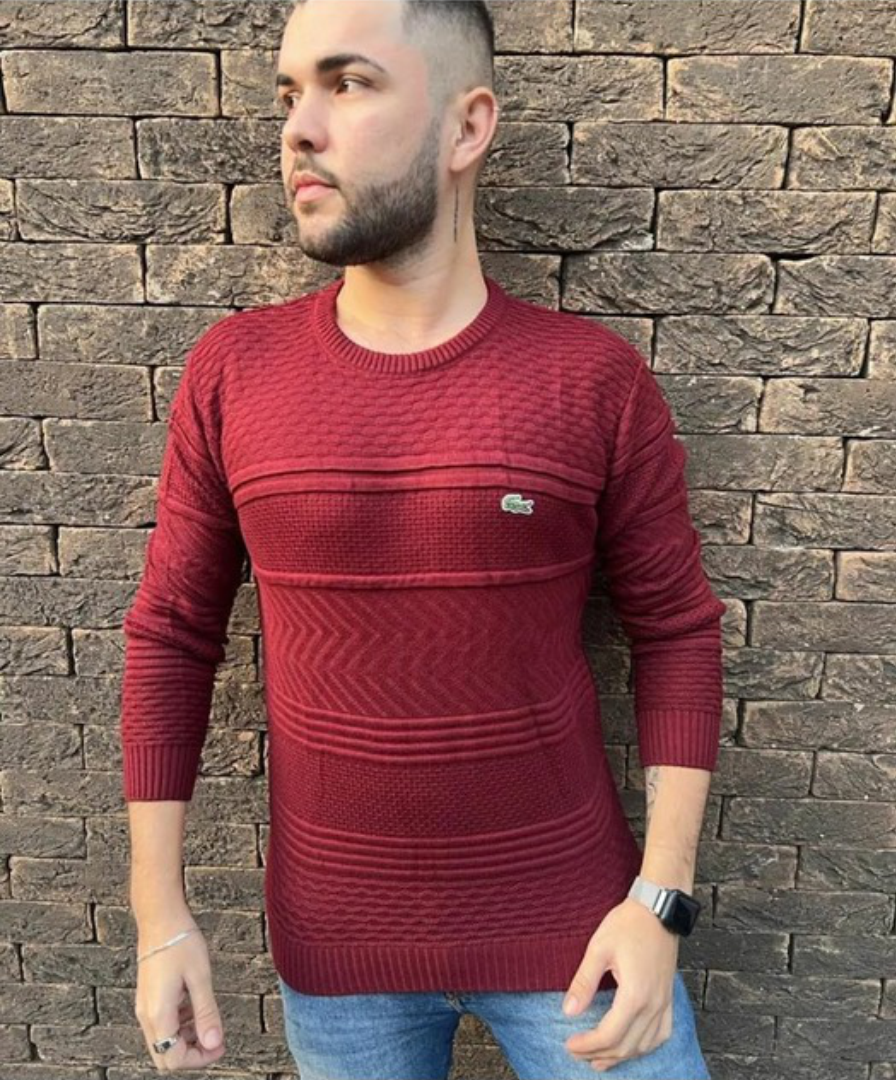 Suéter Lacoste Bordô - Image 3