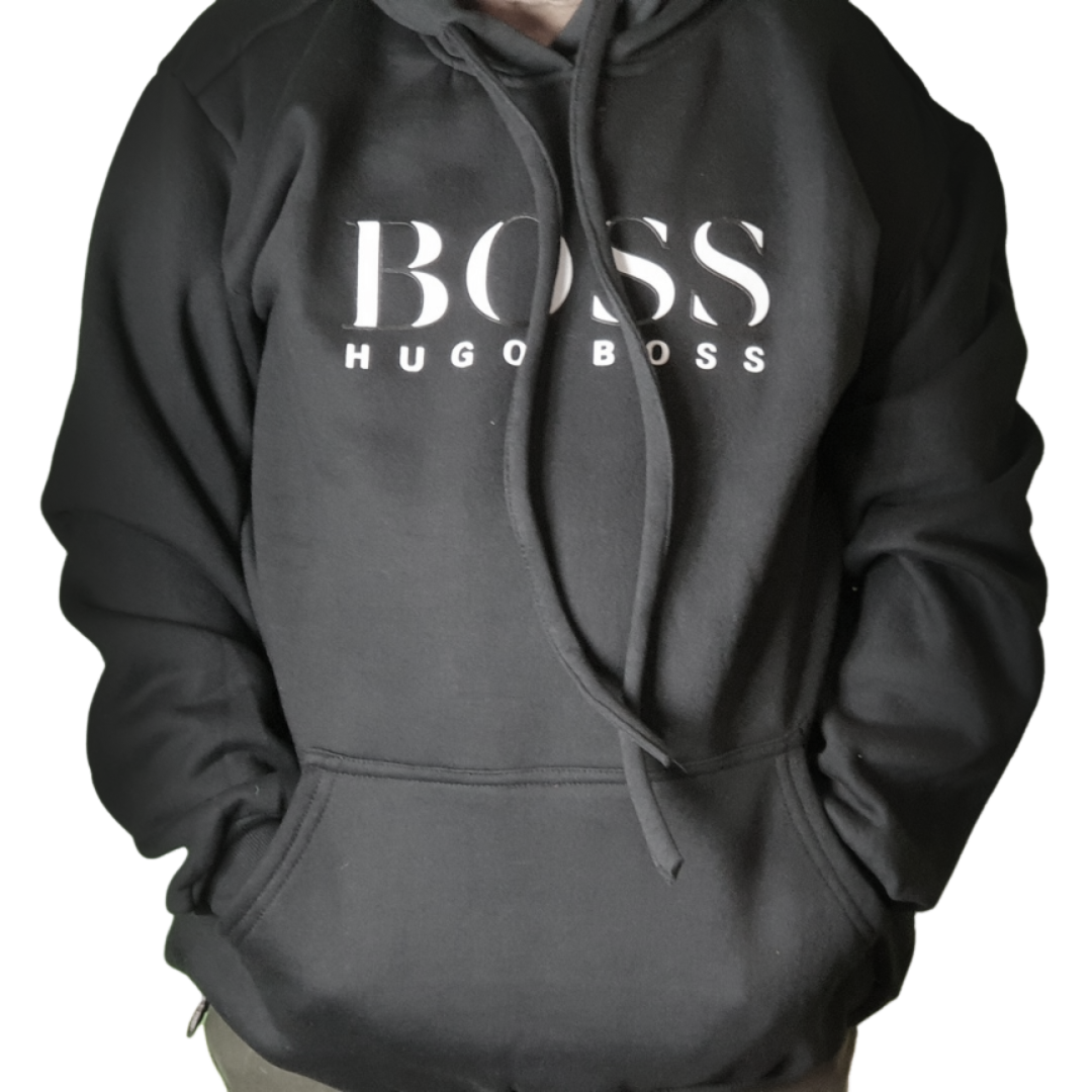Blusão Moletom Hugo Boss Preto