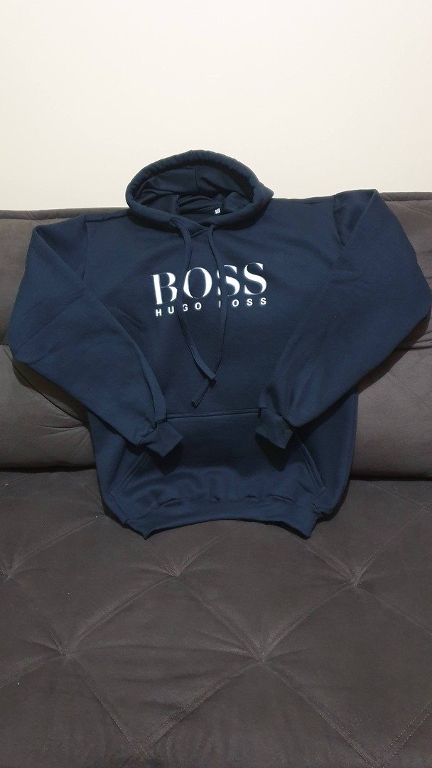 Blusão Moletom Hugo Boss Preto - Image 4