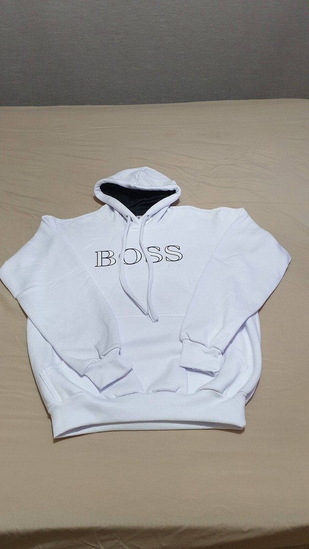 Blusão Moletom Hugo Boss Branco - Image 4