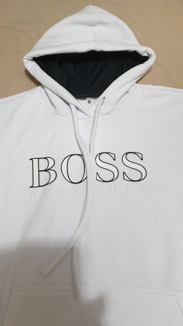 Blusão Moletom Hugo Boss Branco - Image 3